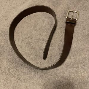 Gap leather belt